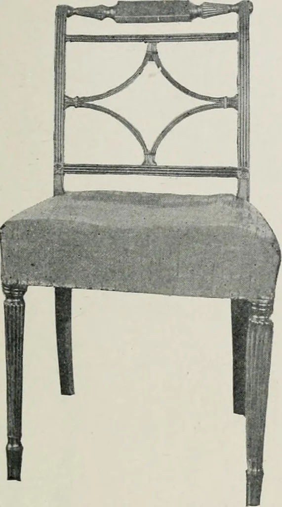 An illustration from Furniture of the olden time, 1913, leaf 212