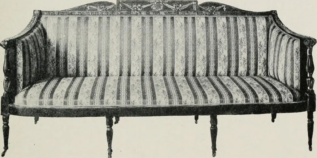 An illustration from Furniture of the olden time, 1913, leaf 228