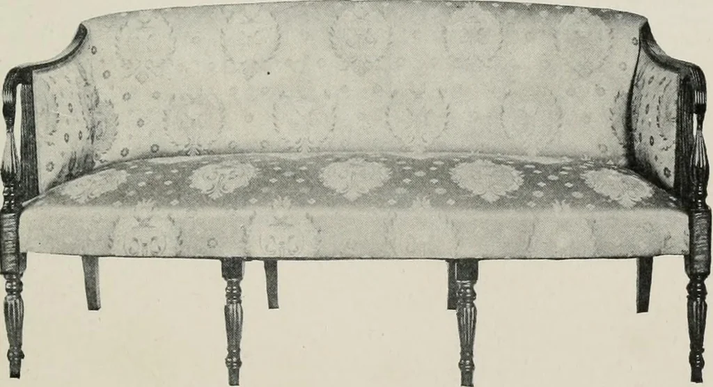 An illustration from Furniture of the olden time, 1913, leaf 228