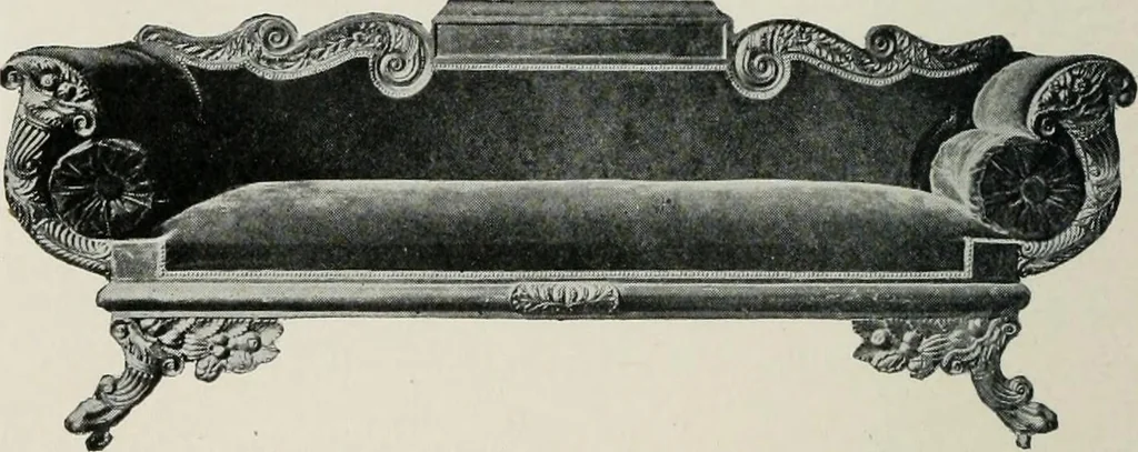 An illustration from Furniture of the olden time, 1913, leaf 235