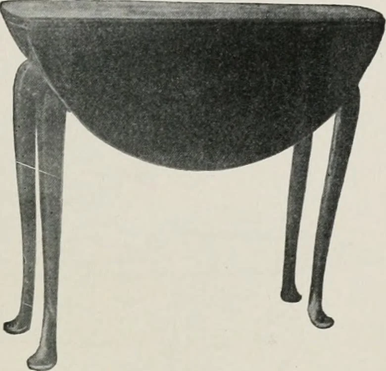 An illustration from Furniture of the olden time, 1913, leaf 248