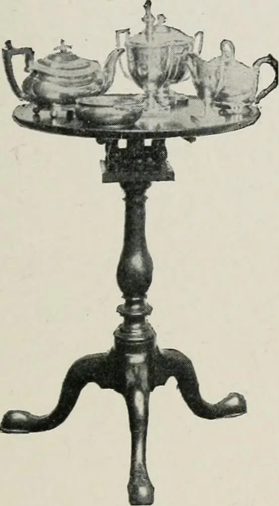 An illustration from Furniture of the olden time, 1913, leaf 250