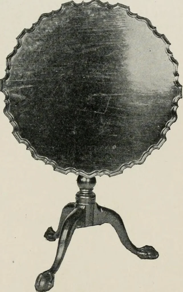An illustration from Furniture of the olden time, 1913, leaf 250