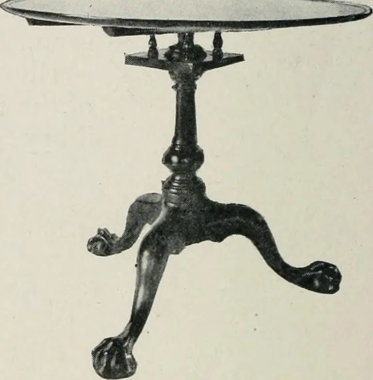 An illustration from Furniture of the olden time, 1913, leaf 251