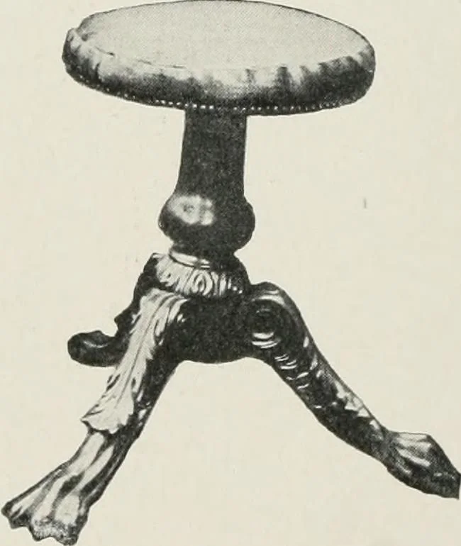An illustration from Furniture of the olden time, 1913, leaf 291