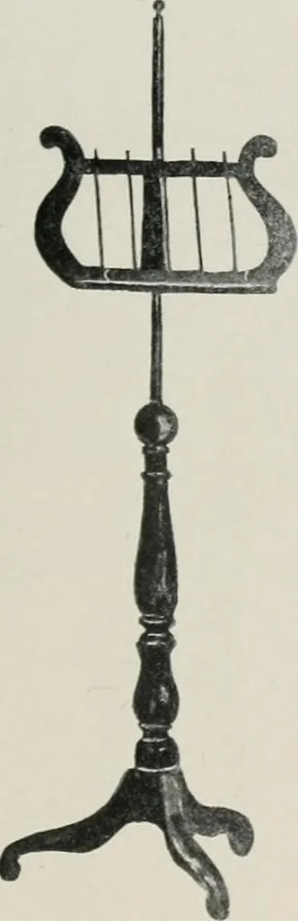 An illustration from Furniture of the olden time, 1913, leaf 296