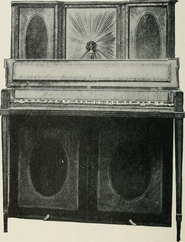 An illustration from Furniture of the olden time, 1913, leaf 301