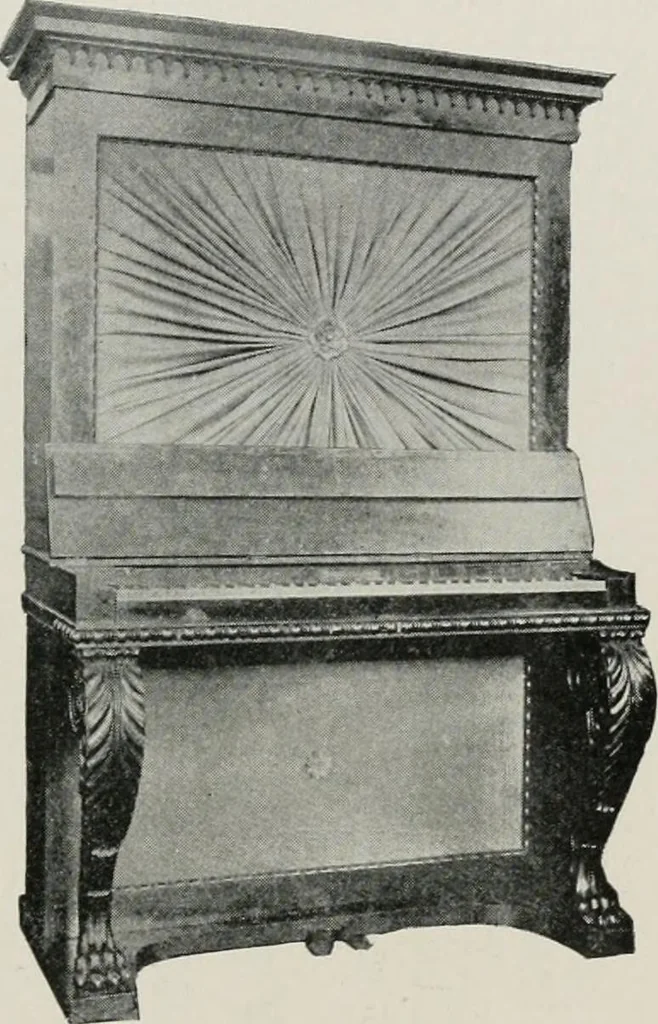 An illustration from Furniture of the olden time, 1913, leaf 304