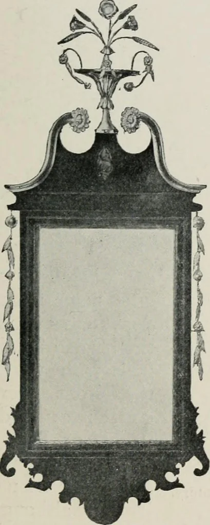 An illustration from Furniture of the olden time, 1913, leaf 310