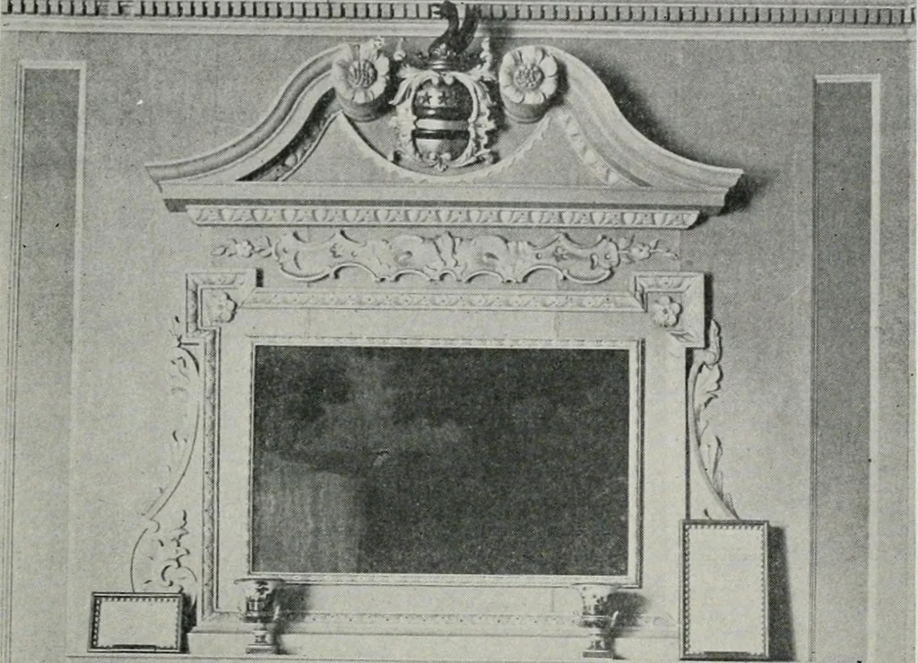 An illustration from Furniture of the olden time, 1913, leaf 316