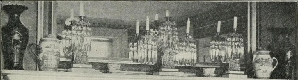 An illustration from Furniture of the olden time, 1913, leaf 318