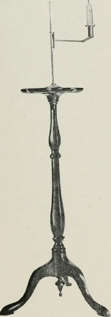 An illustration from Furniture of the olden time, 1913, leaf 332