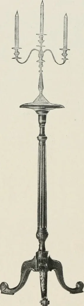 An illustration from Furniture of the olden time, 1913, leaf 333