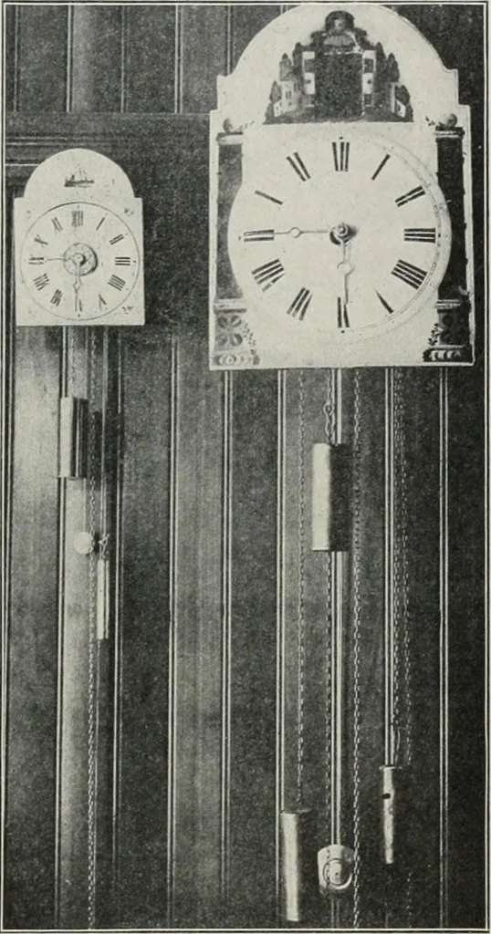 An illustration from Furniture of the olden time, 1913, leaf 348