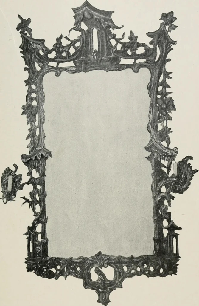 An illustration from Furniture of the olden time, 1913, leaf 364