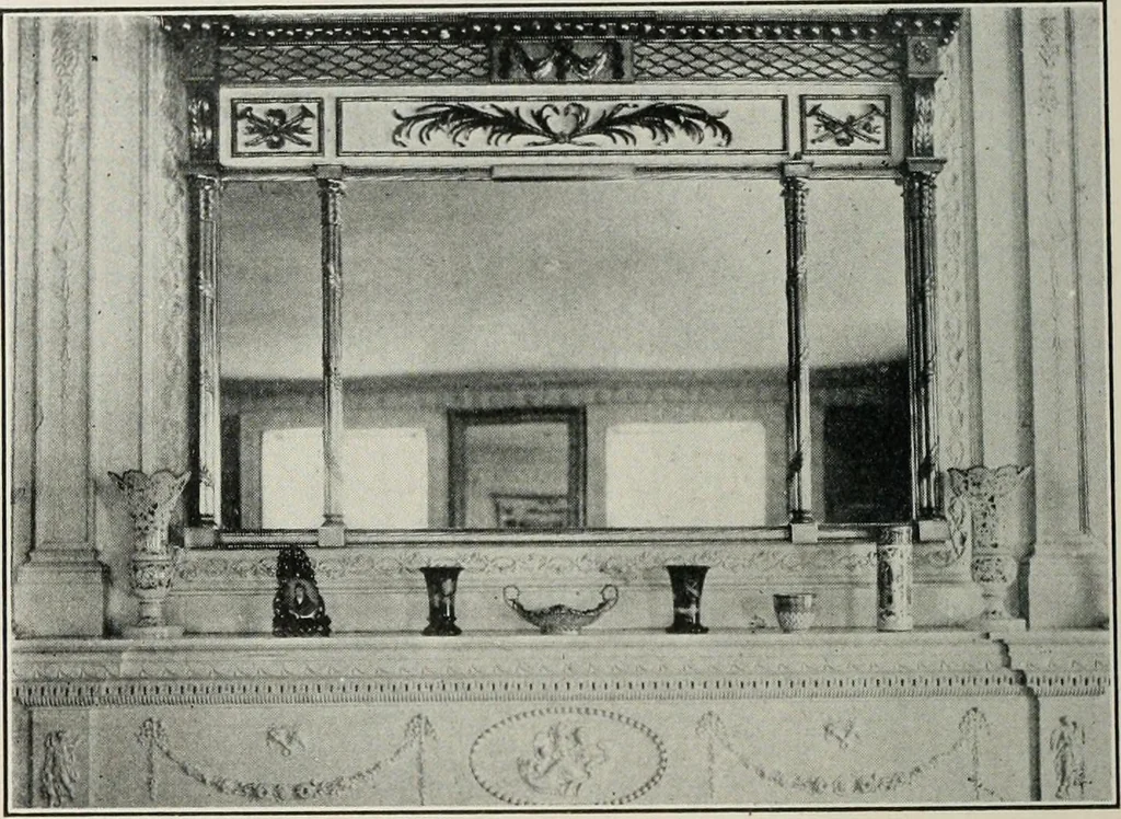 An illustration from Furniture of the olden time, 1913, leaf 377