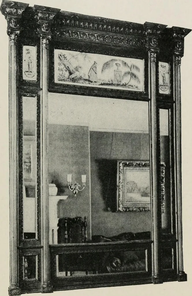 An illustration from Furniture of the olden time, 1913, leaf 378