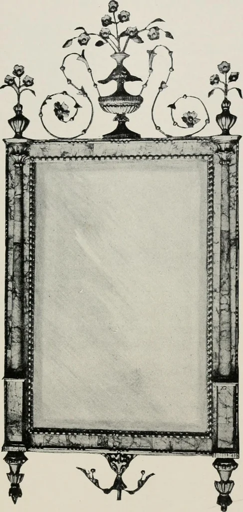 An illustration from Furniture of the olden time, 1913, leaf 380