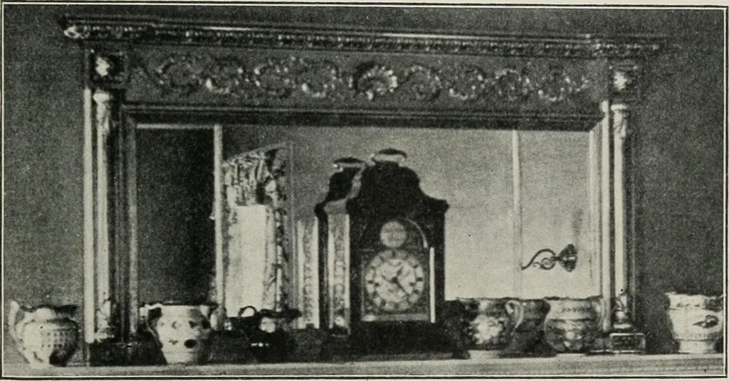 An illustration from Furniture of the olden time, 1913, leaf 382