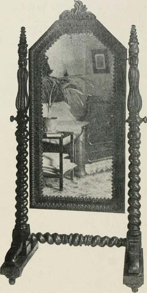 An illustration from Furniture of the olden time, 1913, leaf 383