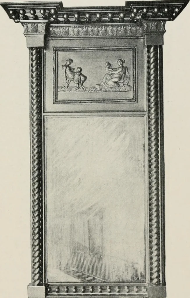 An illustration from Furniture of the olden time, 1913, leaf 384