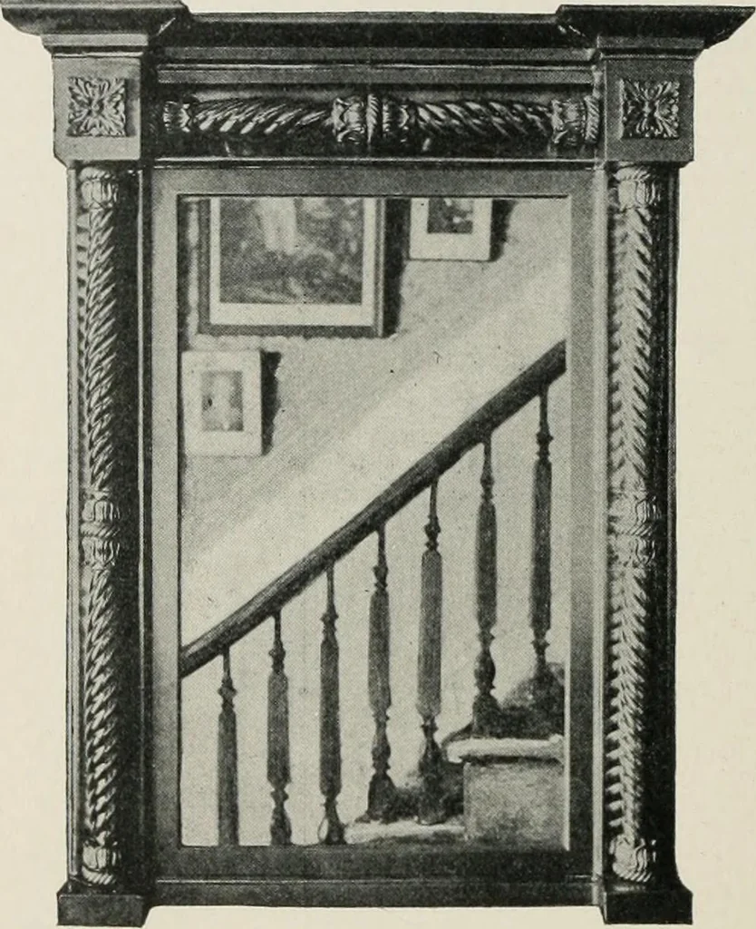 An illustration from Furniture of the olden time, 1913, leaf 385