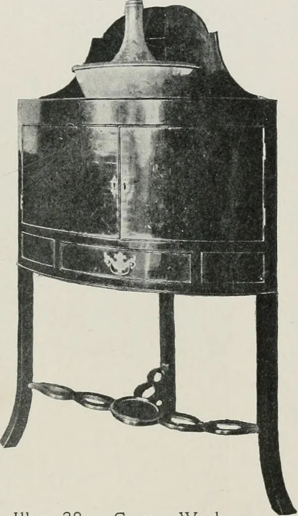 An illustration from Furniture of the olden time, 1913, leaf 80