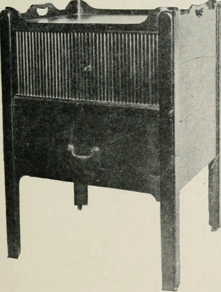 An illustration from Furniture of the olden time, 1913, leaf 82