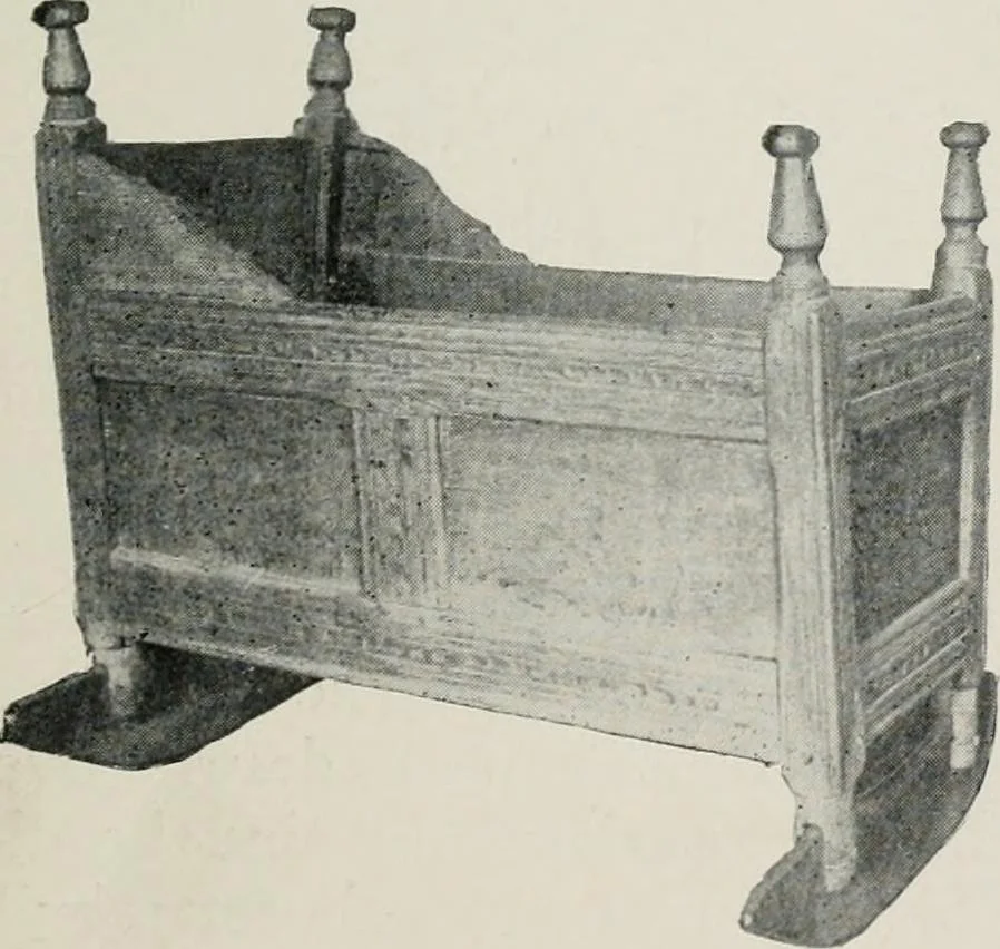 An illustration from Furniture of the olden time, 1913, leaf 84