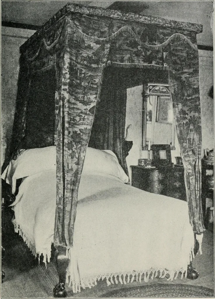An illustration from Furniture of the olden time, 1913, leaf 88