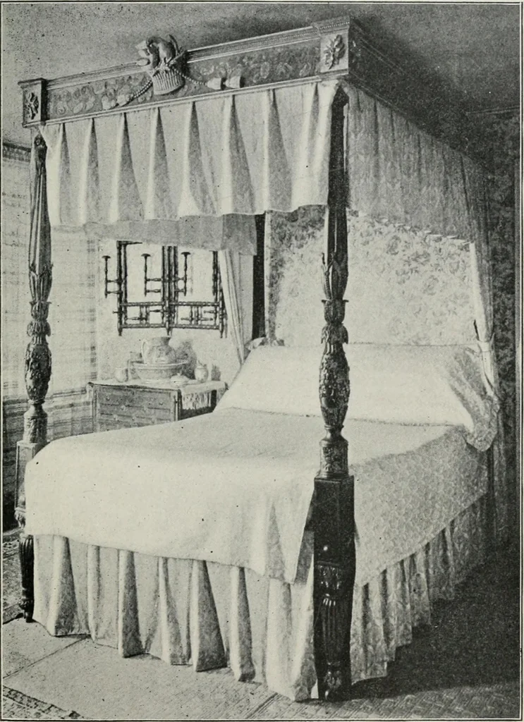 An illustration from Furniture of the olden time, 1913, leaf 92
