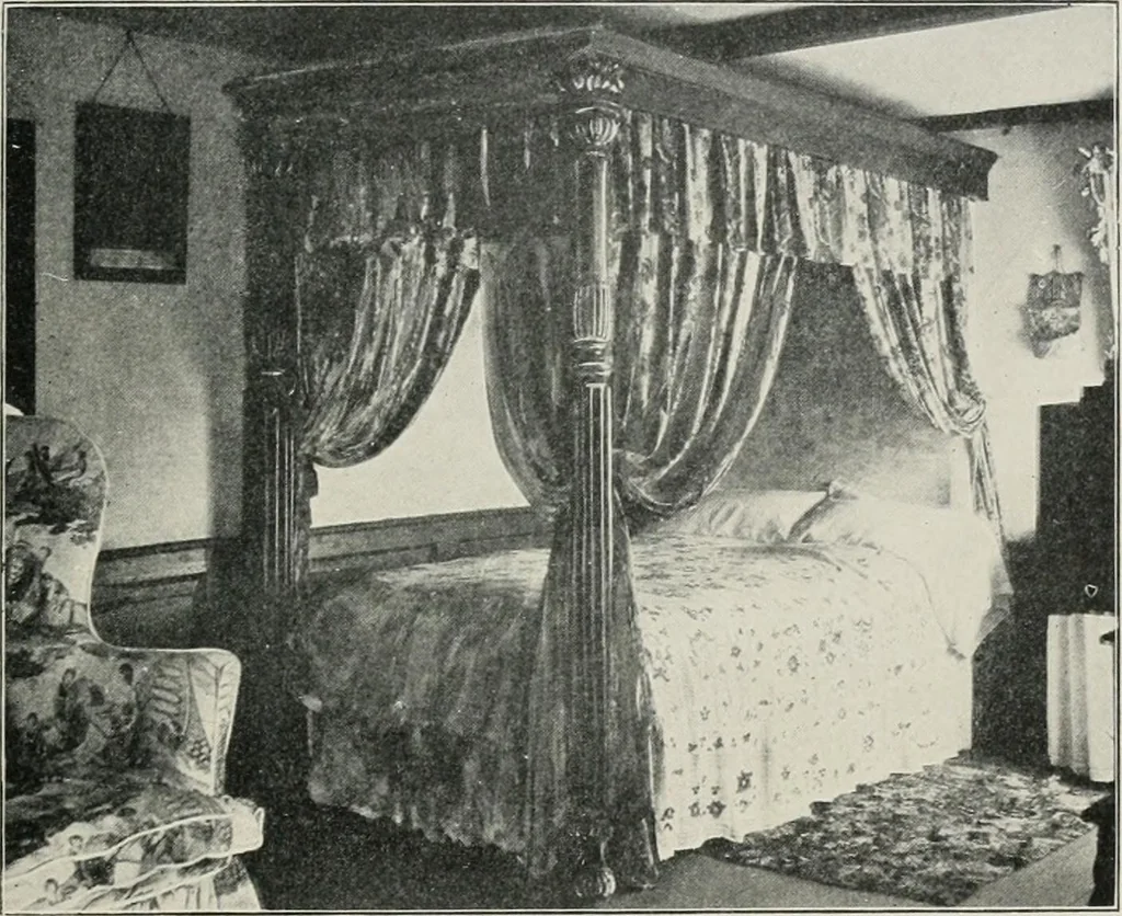 An illustration from Furniture of the olden time, 1913, leaf 94