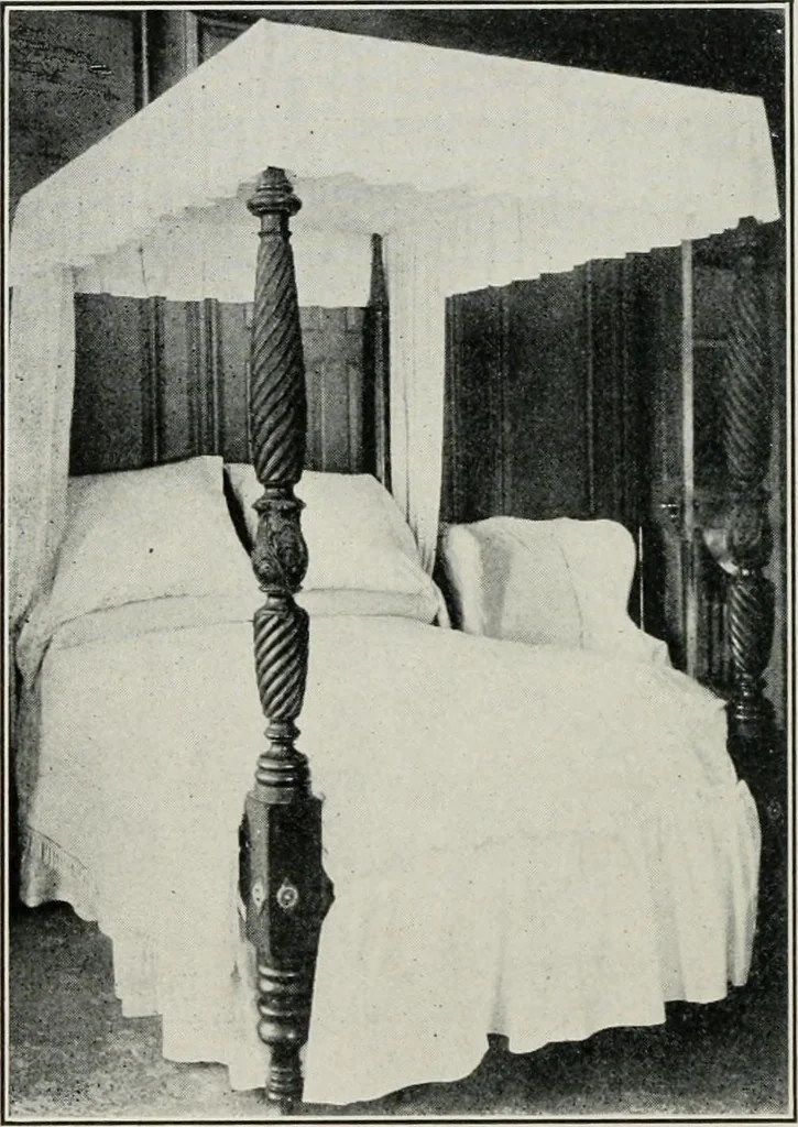 An illustration from Furniture of the olden time, 1913, leaf 95