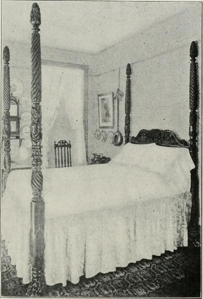 An illustration from Furniture of the olden time, 1913, leaf 96