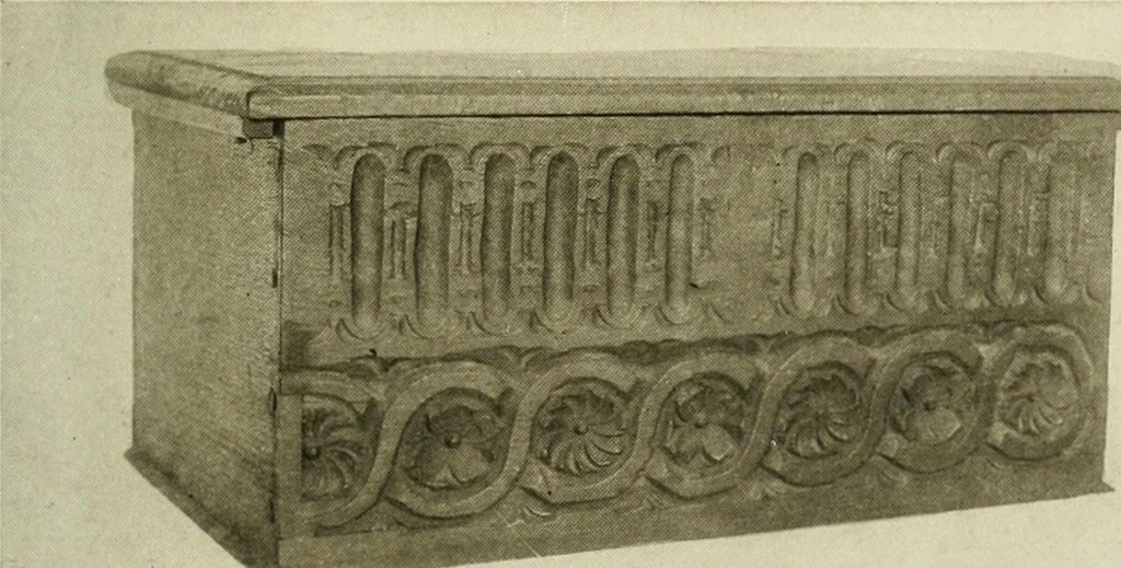 An illustration from Furniture of the Pilgrim century, 1620-1720, including colonial utensils and hardware, 1910, leaf 119