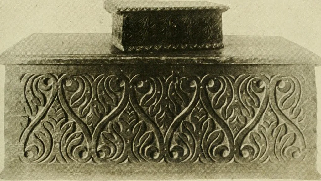 An illustration from Furniture of the Pilgrim century, 1620-1720, including colonial utensils and hardware, 1910, leaf 127