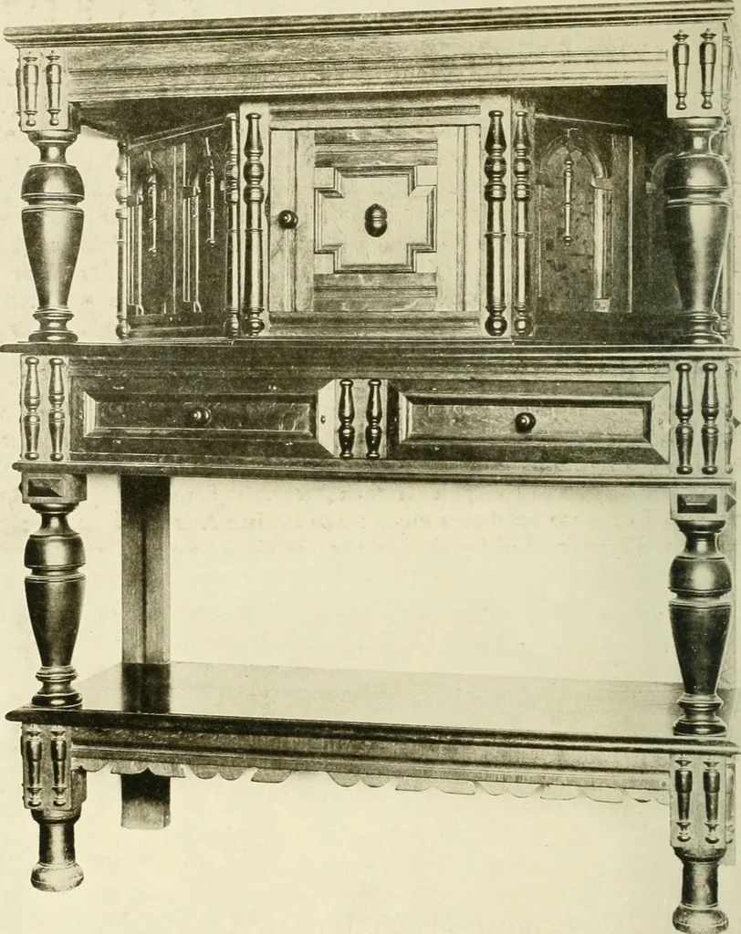 An illustration from Furniture of the Pilgrim century, 1620-1720, including colonial utensils and hardware, 1910, leaf 152