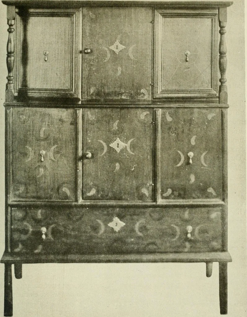 An illustration from Furniture of the Pilgrim century, 1620-1720, including colonial utensils and hardware, 1910, leaf 161