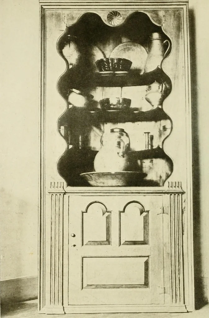 An illustration from Furniture of the Pilgrim century, 1620-1720, including colonial utensils and hardware, 1910, leaf 164