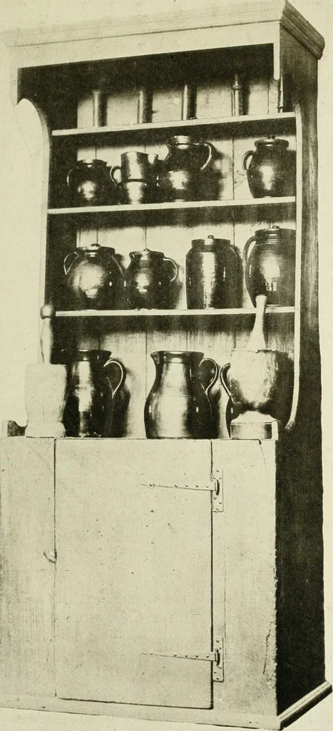 An illustration from Furniture of the Pilgrim century, 1620-1720, including colonial utensils and hardware, 1910, leaf 165