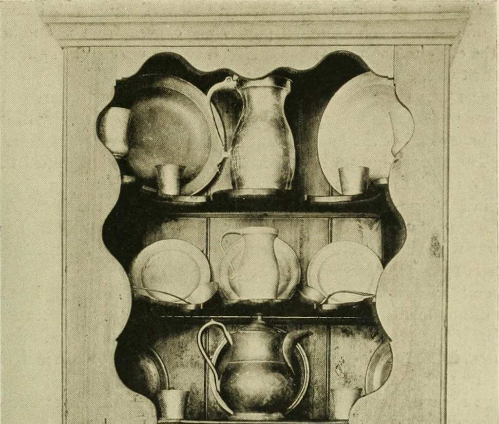 An illustration from Furniture of the Pilgrim century, 1620-1720, including colonial utensils and hardware, 1910, leaf 167