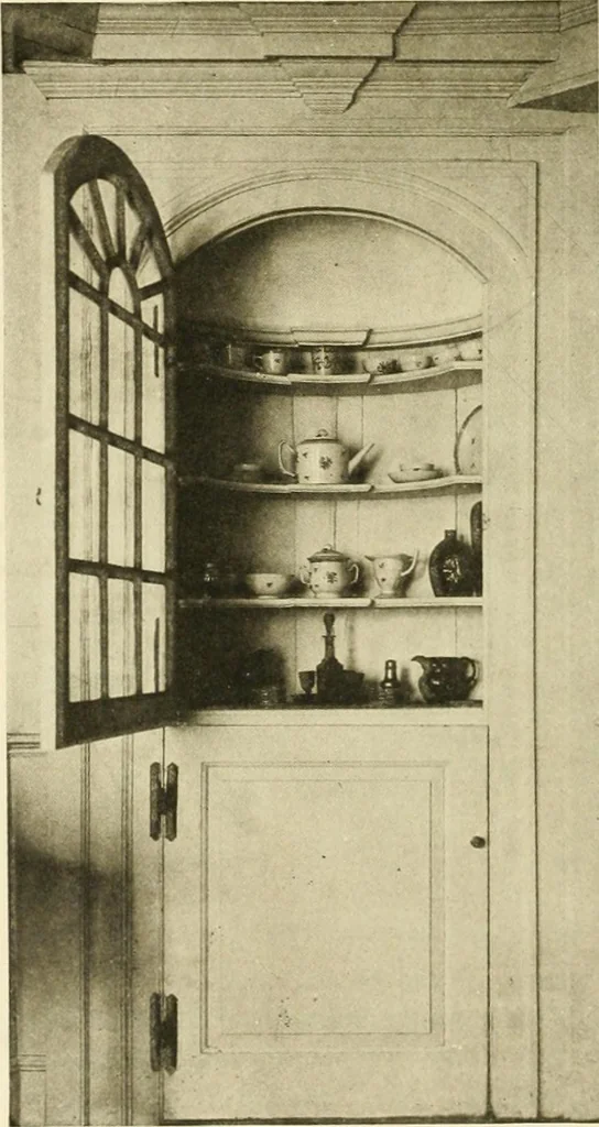 An illustration from Furniture of the Pilgrim century, 1620-1720, including colonial utensils and hardware, 1910, leaf 174
