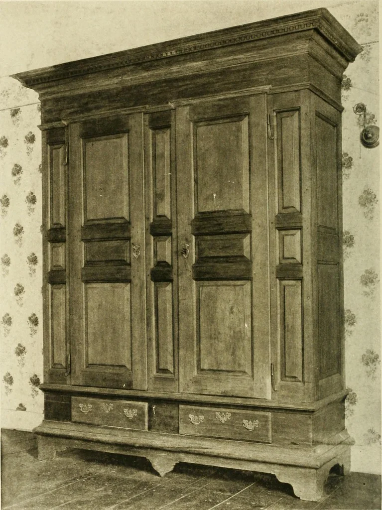 An illustration from Furniture of the Pilgrim century, 1620-1720, including colonial utensils and hardware, 1910, leaf 180
