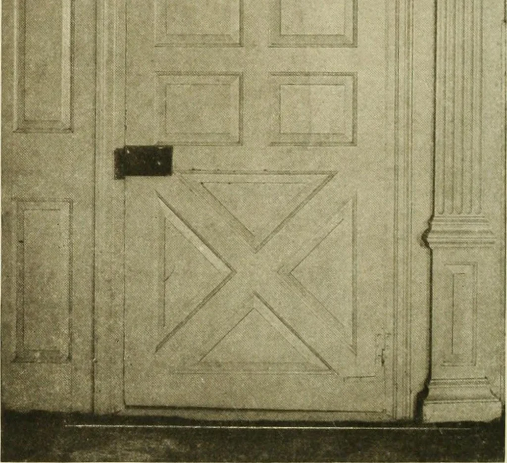 An illustration from Furniture of the Pilgrim century, 1620-1720, including colonial utensils and hardware, 1910, leaf 188