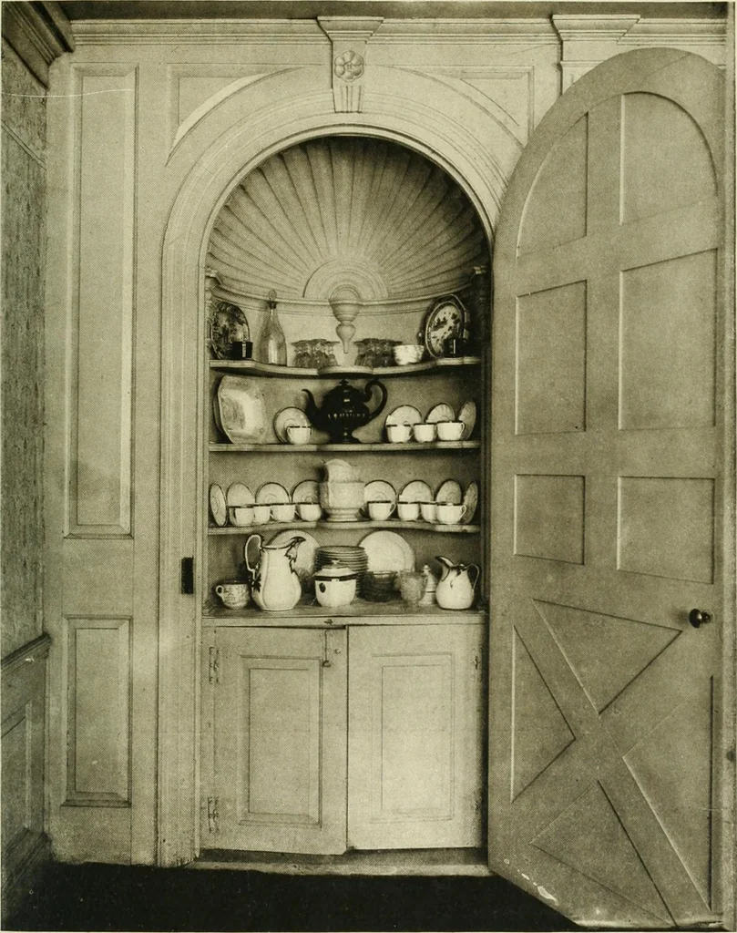 An illustration from Furniture of the Pilgrim century, 1620-1720, including colonial utensils and hardware, 1910, leaf 189