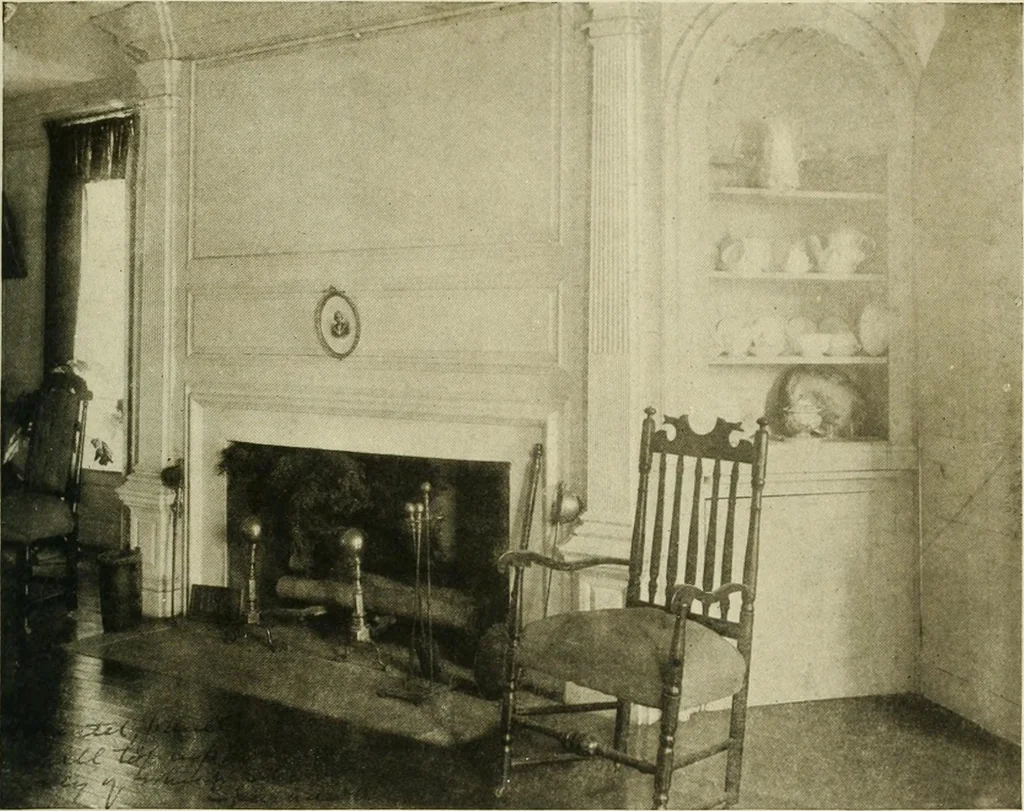 An illustration from Furniture of the Pilgrim century, 1620-1720, including colonial utensils and hardware, 1910, leaf 191