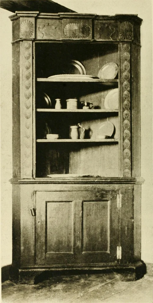 An illustration from Furniture of the Pilgrim century, 1620-1720, including colonial utensils and hardware, 1910, leaf 192