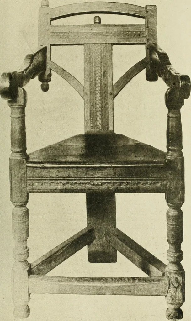 An illustration from Furniture of the Pilgrim century, 1620-1720, including colonial utensils and hardware, 1910, leaf 193