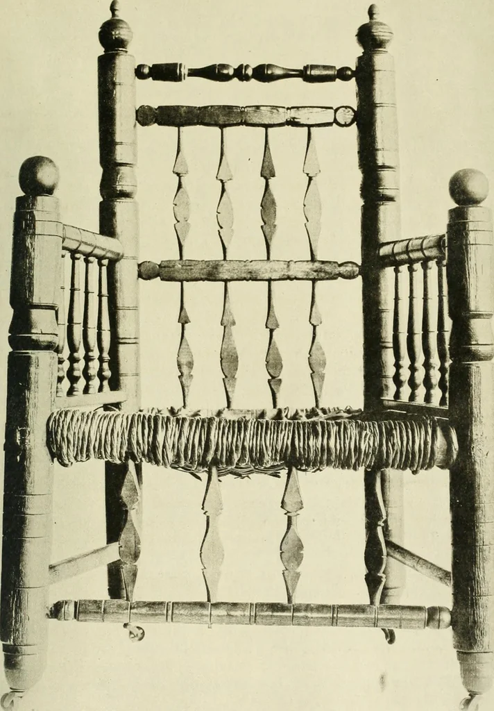 An illustration from Furniture of the Pilgrim century, 1620-1720, including colonial utensils and hardware, 1910, leaf 203
