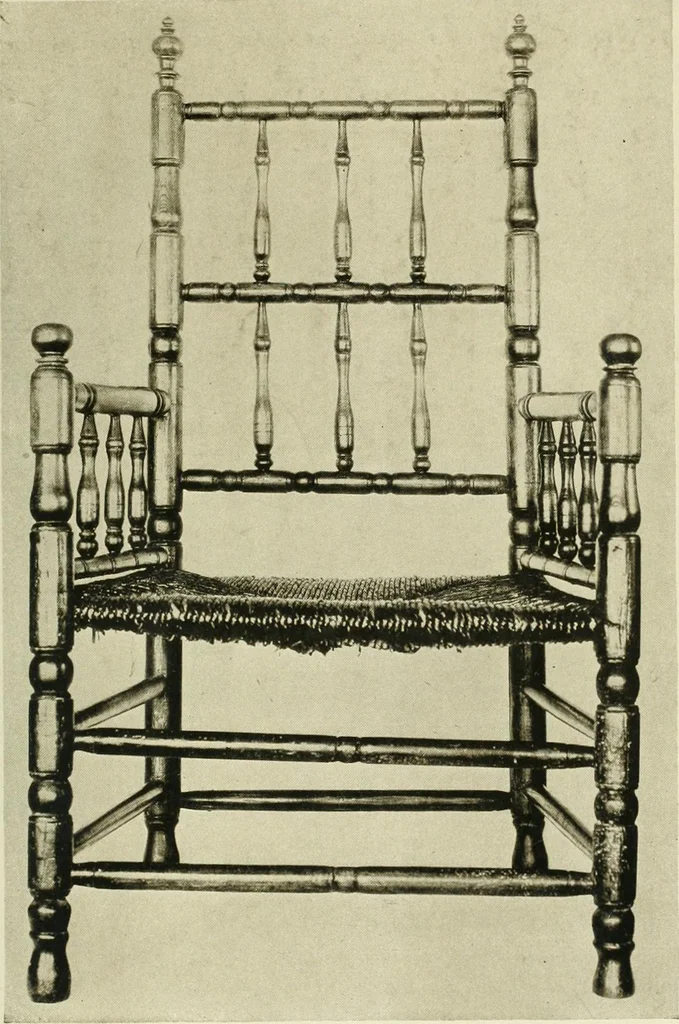 An illustration from Furniture of the Pilgrim century, 1620-1720, including colonial utensils and hardware, 1910, leaf 205